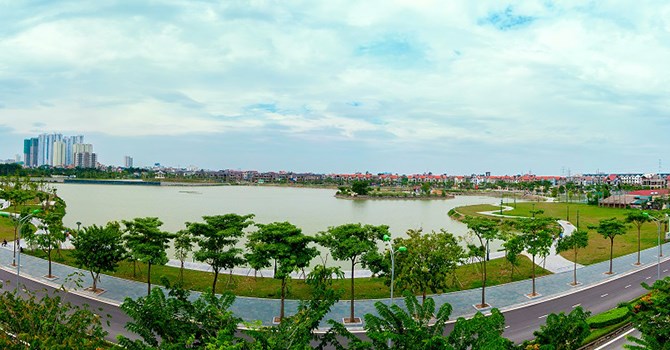 Hệ thống hồ điều hòa An Bình City - lh mua căn hộ 0987 065 557